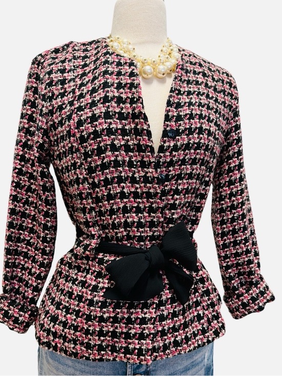Studio collection￼ Jackets & Blazers - STUDIO COLLECTION-Pink & Black Houndstooth blazer